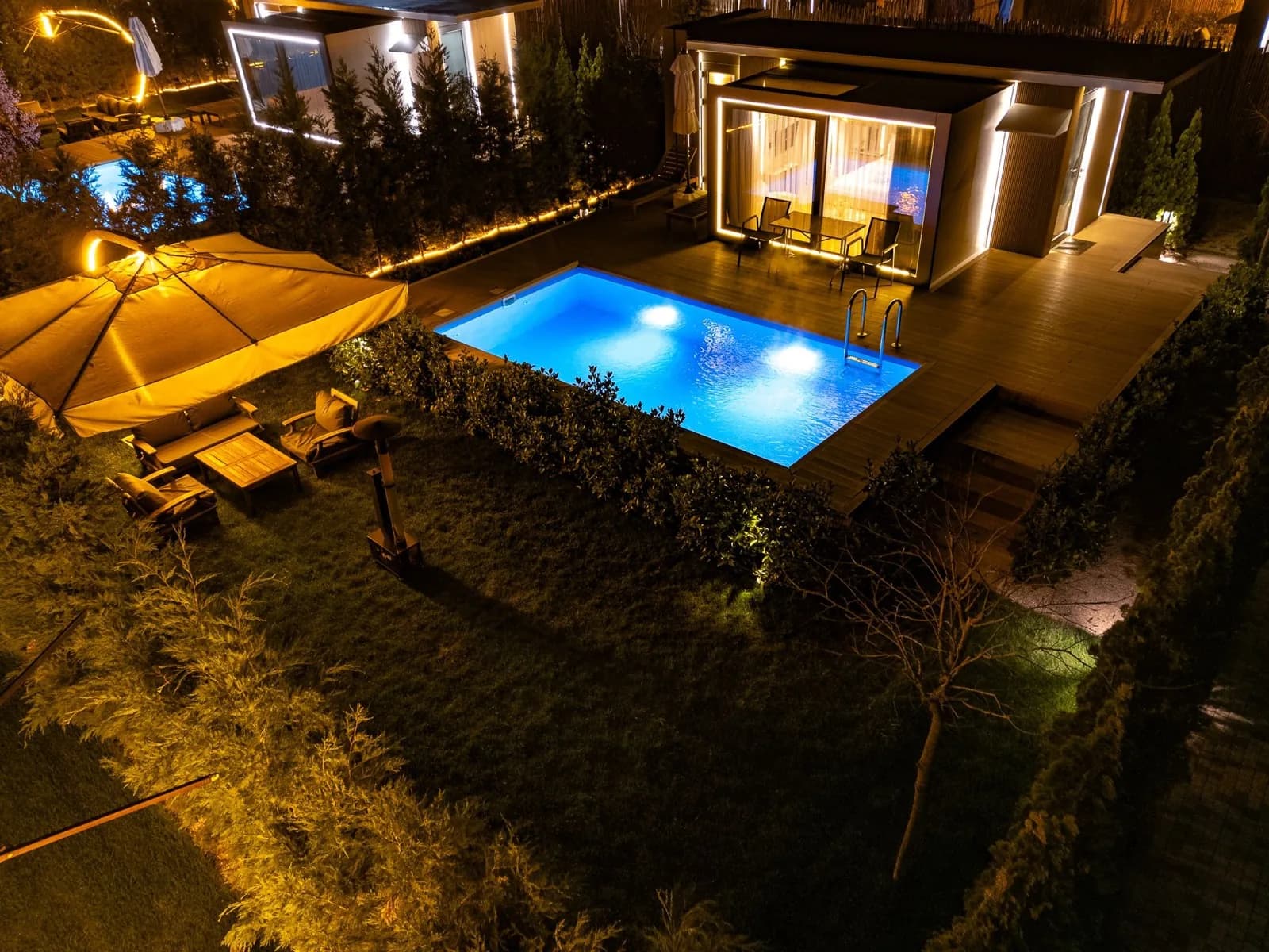 Doğa Room — garden and private pool